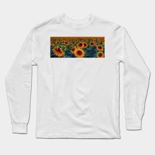 Infinite Sunflowers Long Sleeve T-Shirt